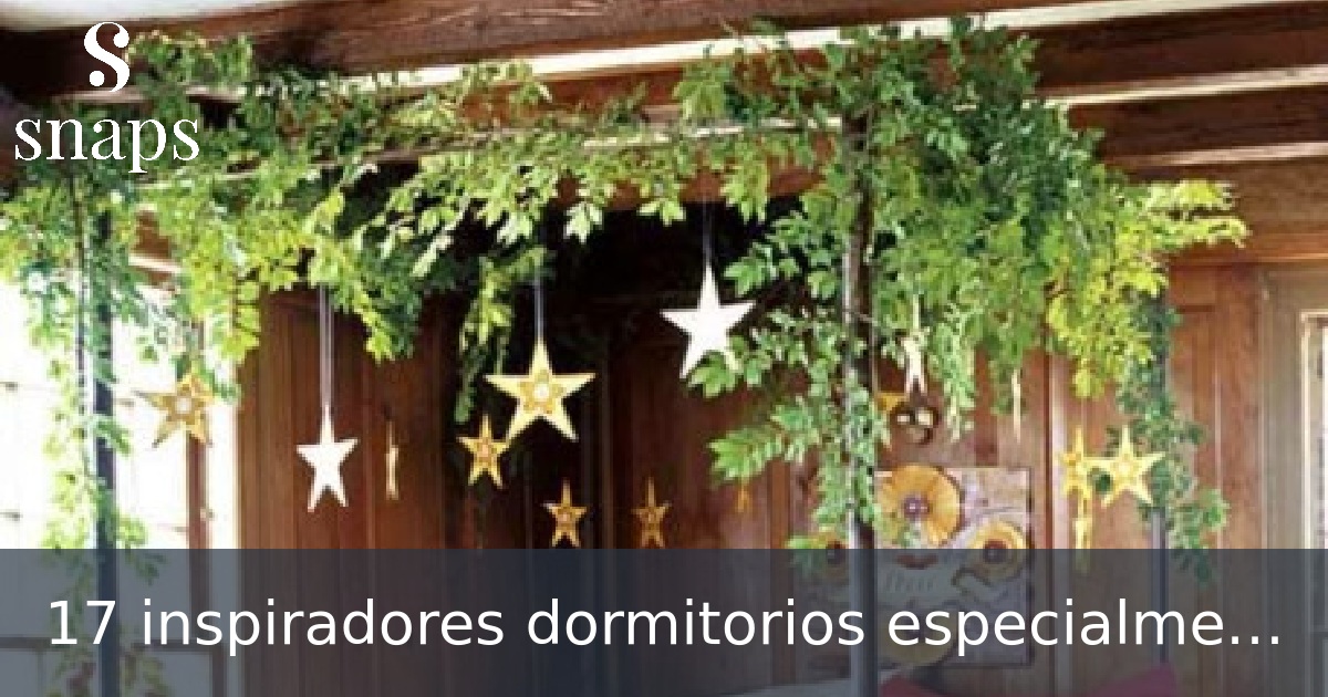 17 inspiradores dormitorios especialmente decorados para Navidad