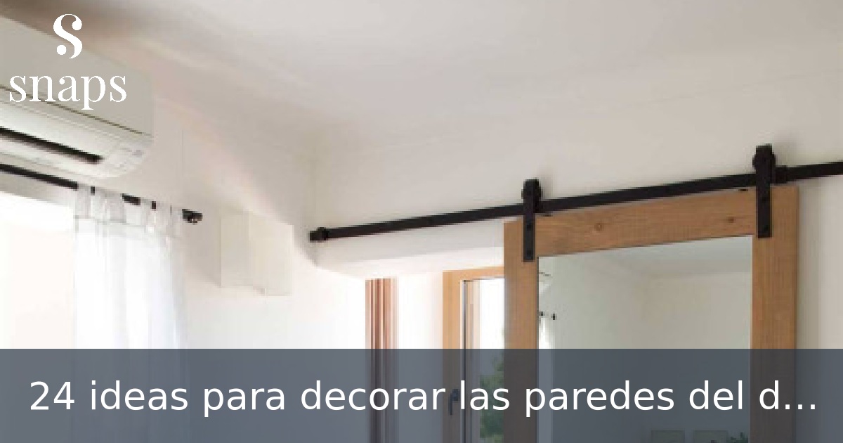 24 ideas para decorar las paredes del dormitorio