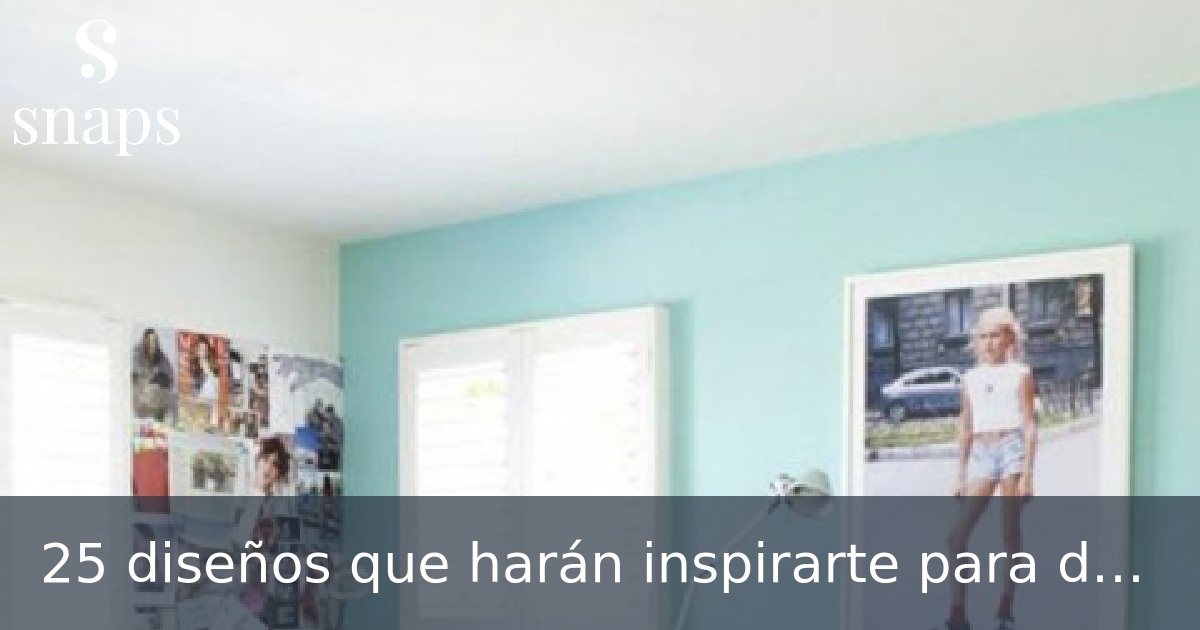 25 diseños que harán inspirarte para decorar tu habitación