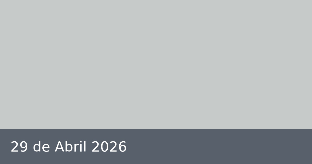 29 de Abril 2026
