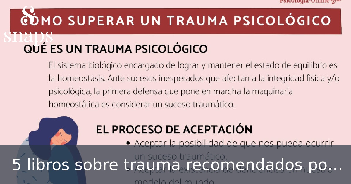 5 libros sobre trauma recomendados por expertos en 2025