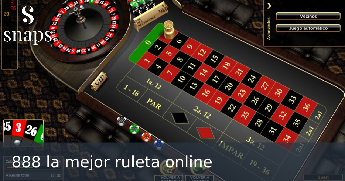 888 la mejor ruleta online