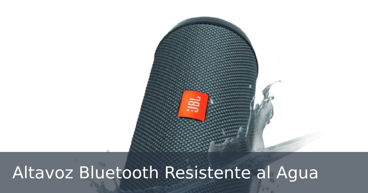 Altavoz Bluetooth Resistente al Agua