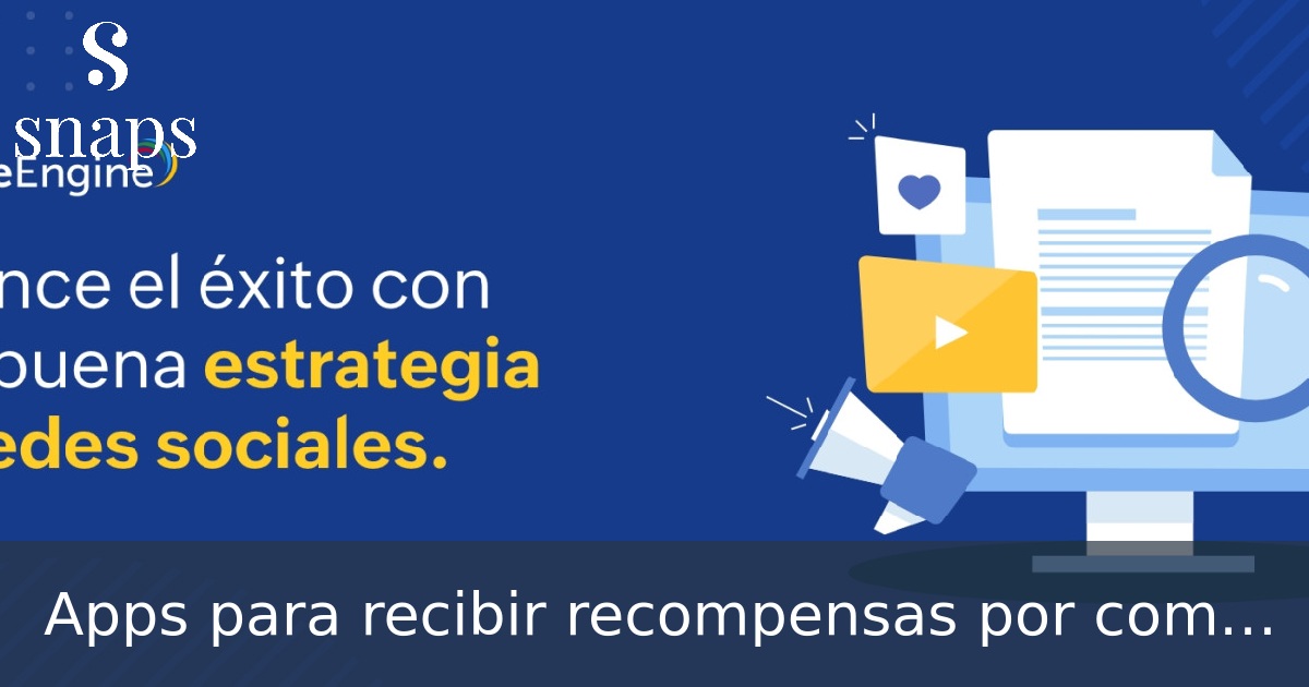 Apps para recibir recompensas por compartir links en redes sociales