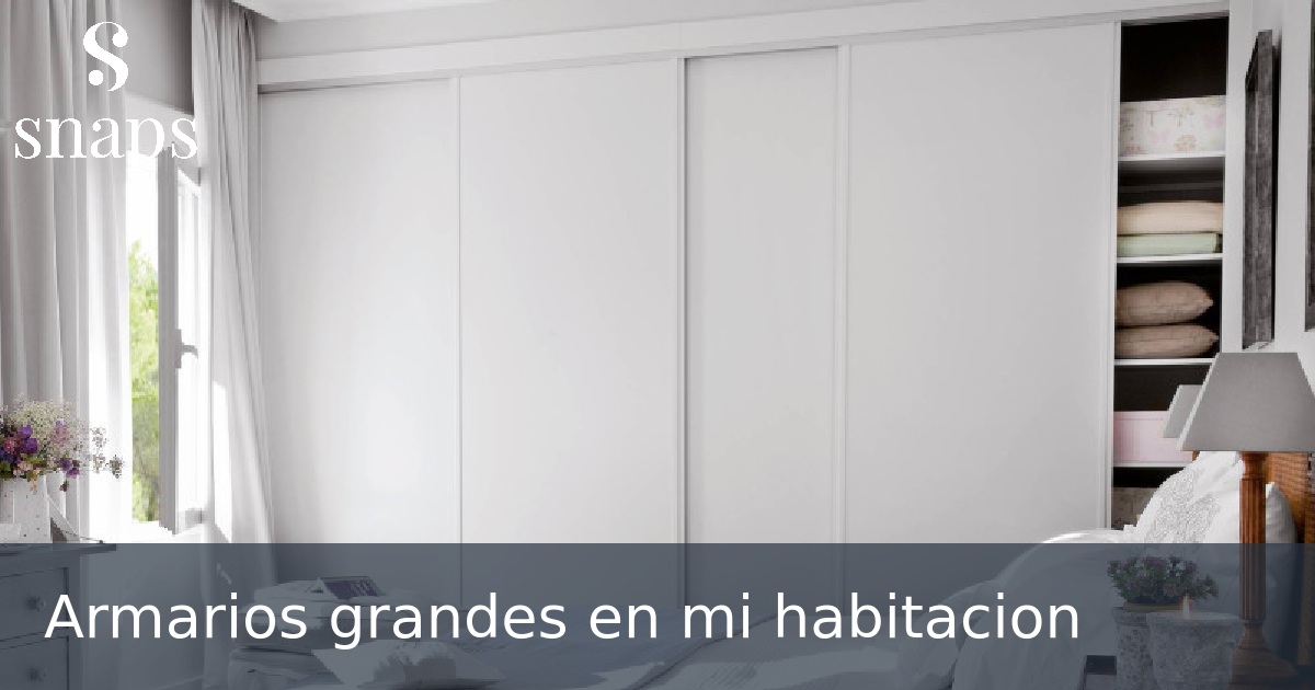 Armarios grandes en mi habitacion