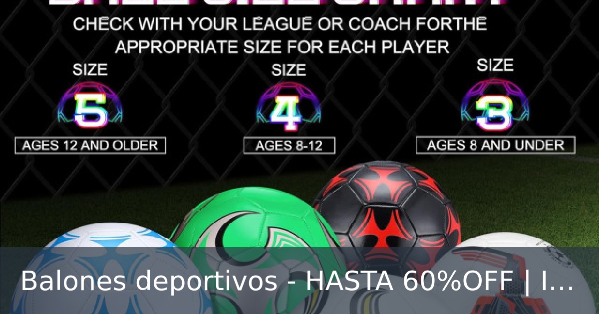 Balones deportivos - HASTA 60%OFF | Innovasport