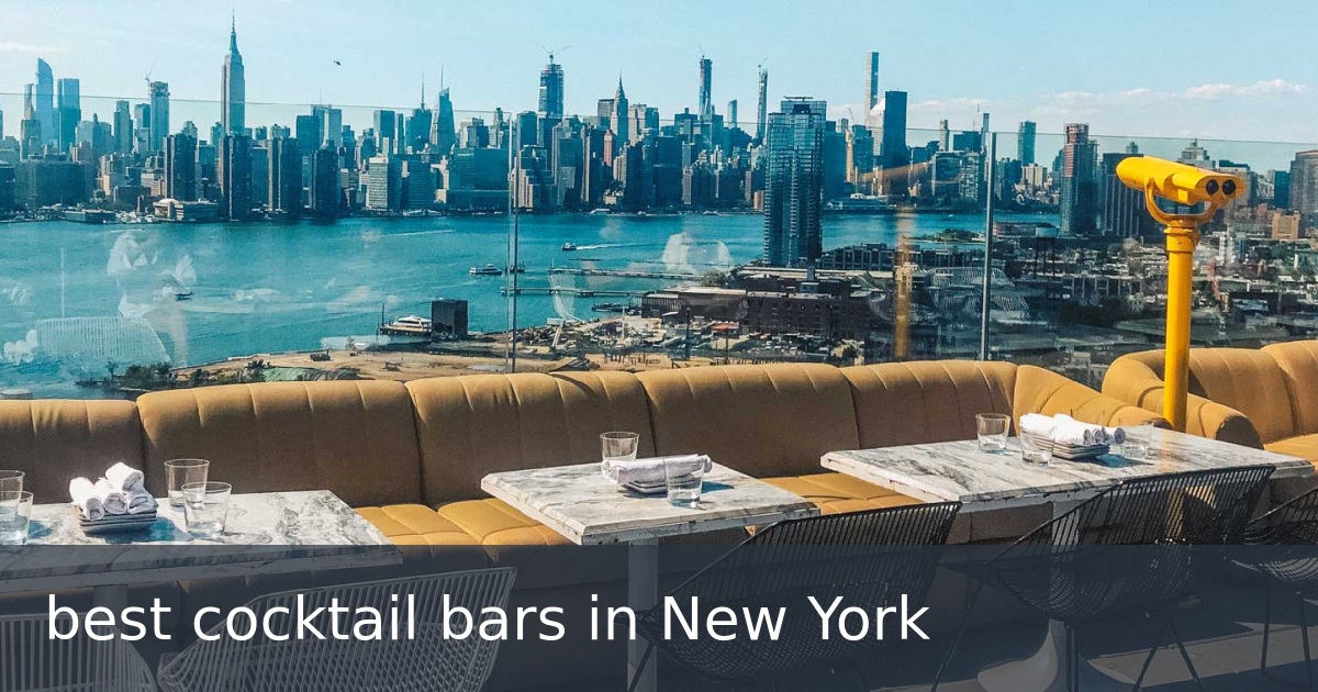 best cocktail bars in New York
