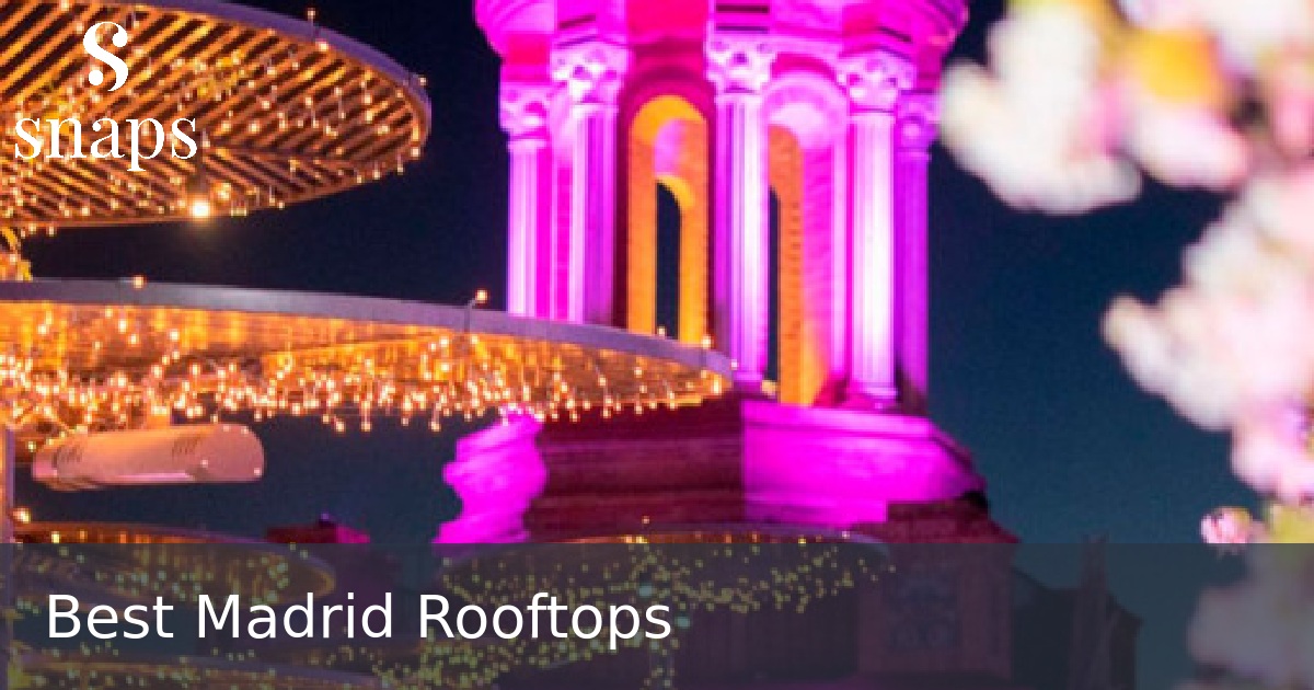 Best Madrid Rooftops