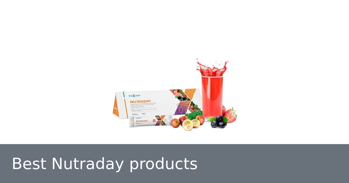 Best Nutraday products