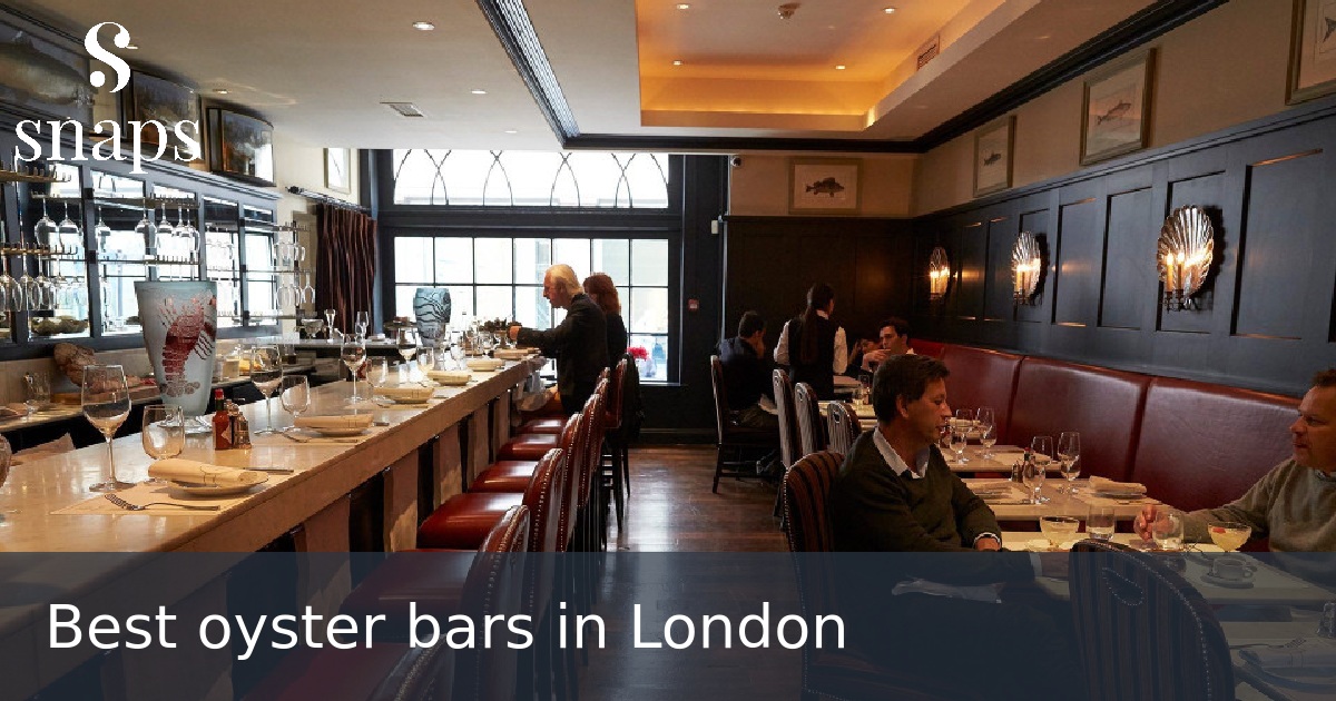 Best oyster bars in London
