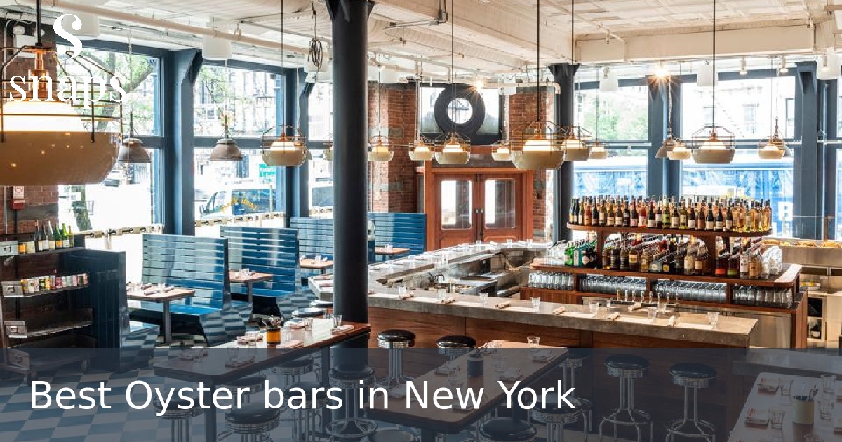 Best Oyster bars in New York