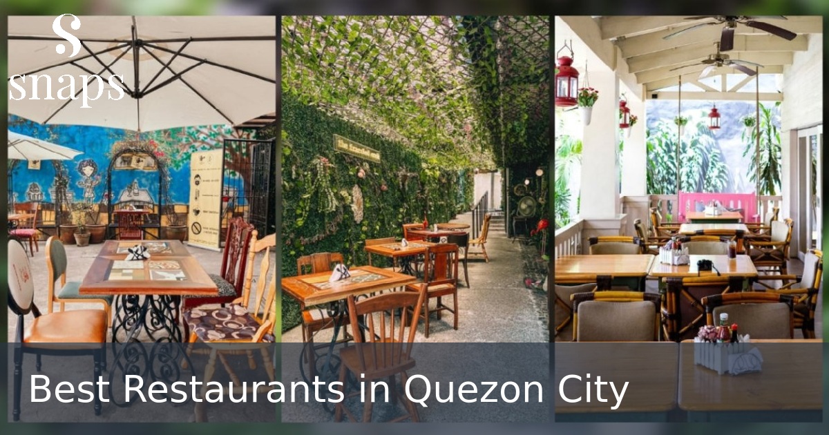 Best Restaurants in Quezon City