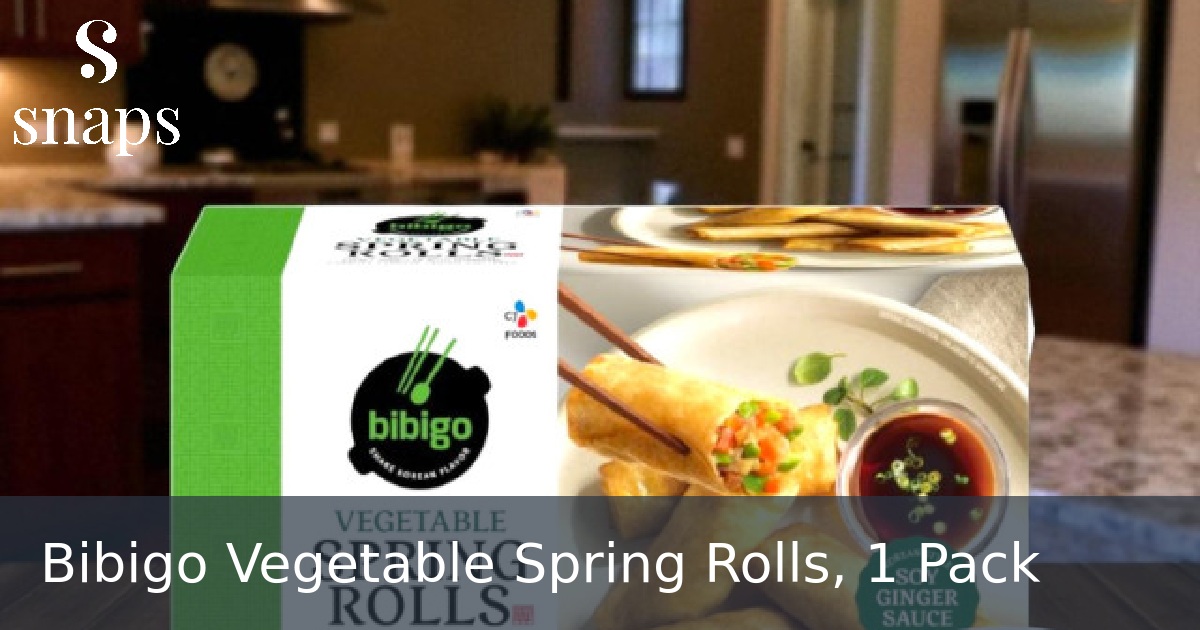 Bibigo Vegetable Spring Rolls, 1 Pack