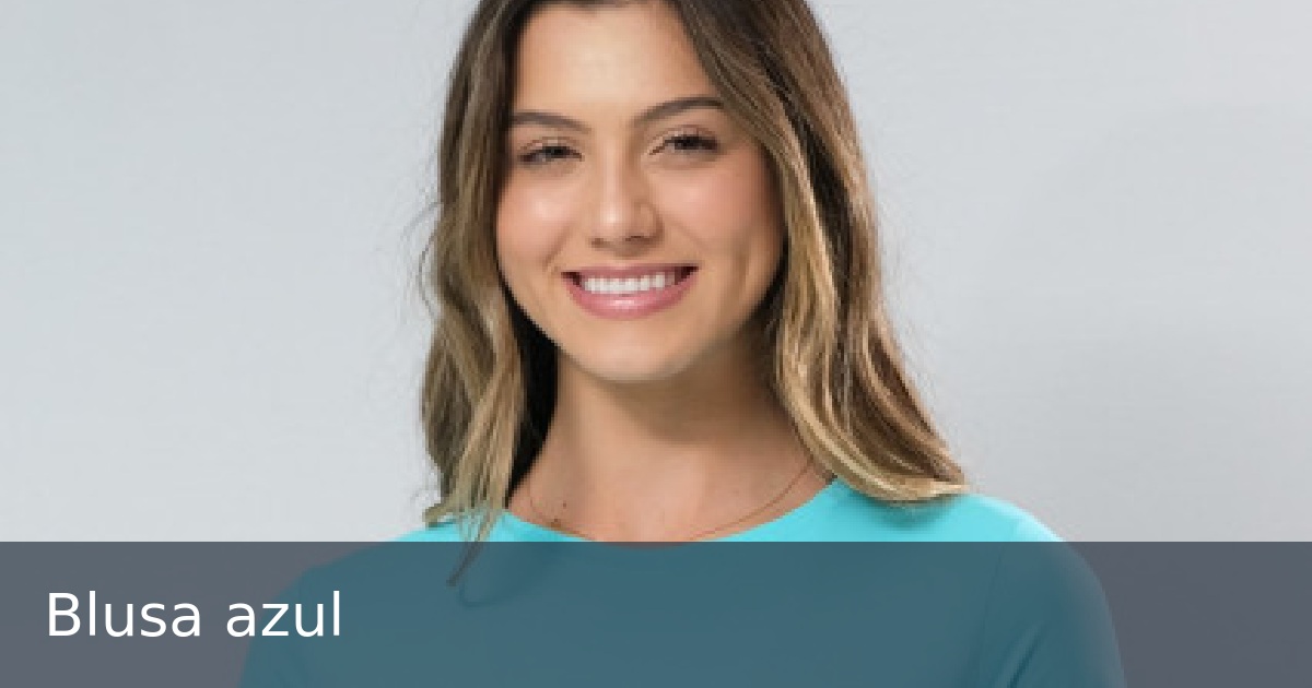 Blusa azul