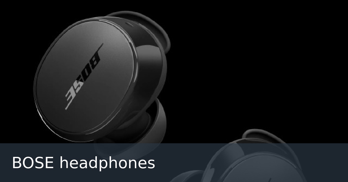 BOSE headphones