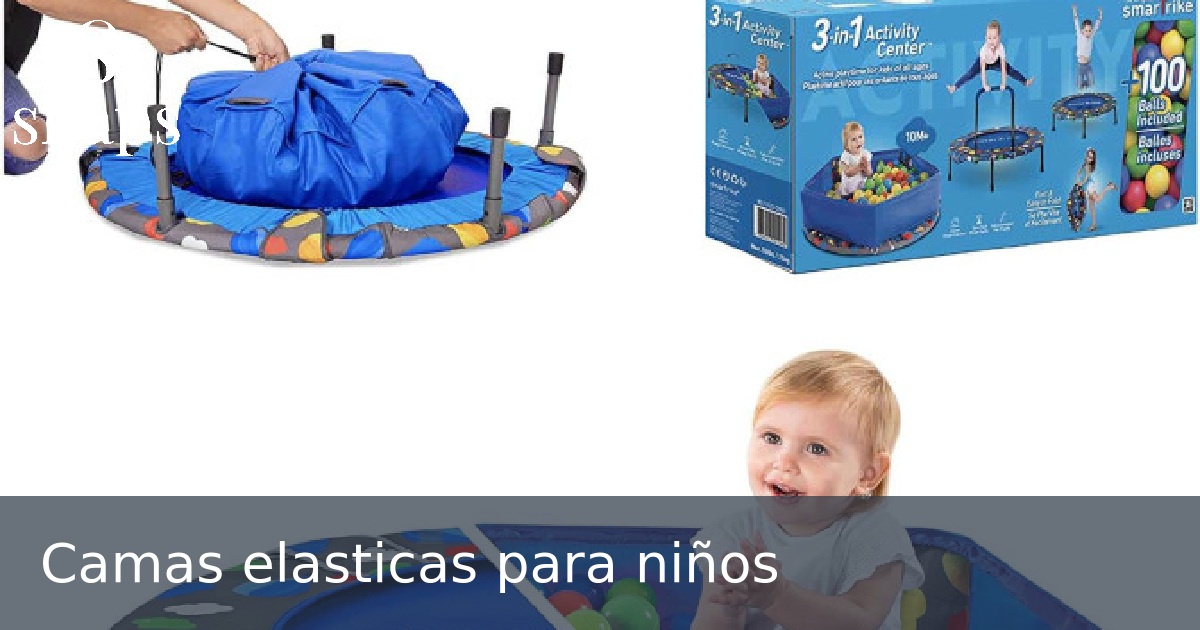Camas elasticas para niños
