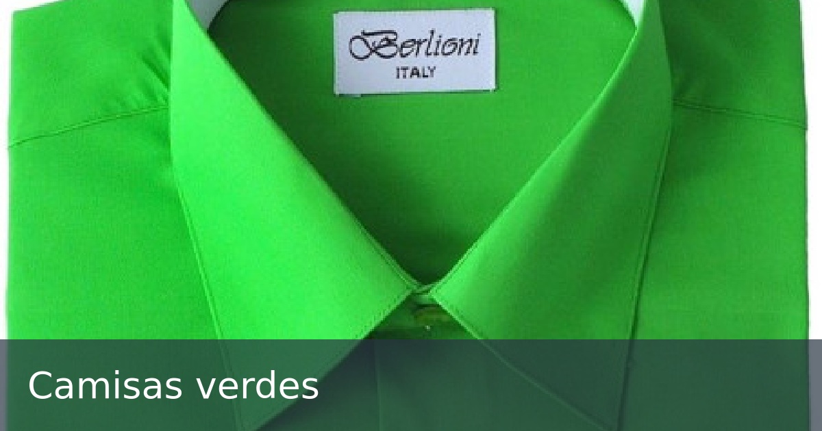 Camisas verdes