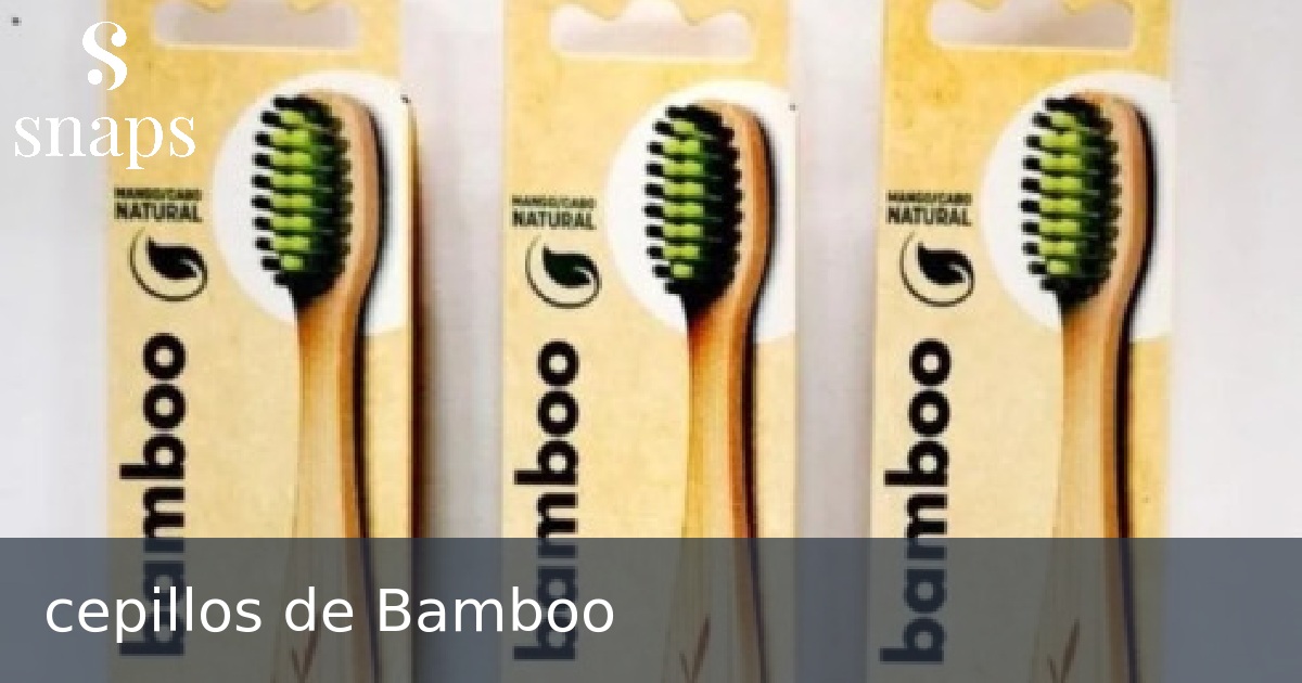 cepillos de Bamboo