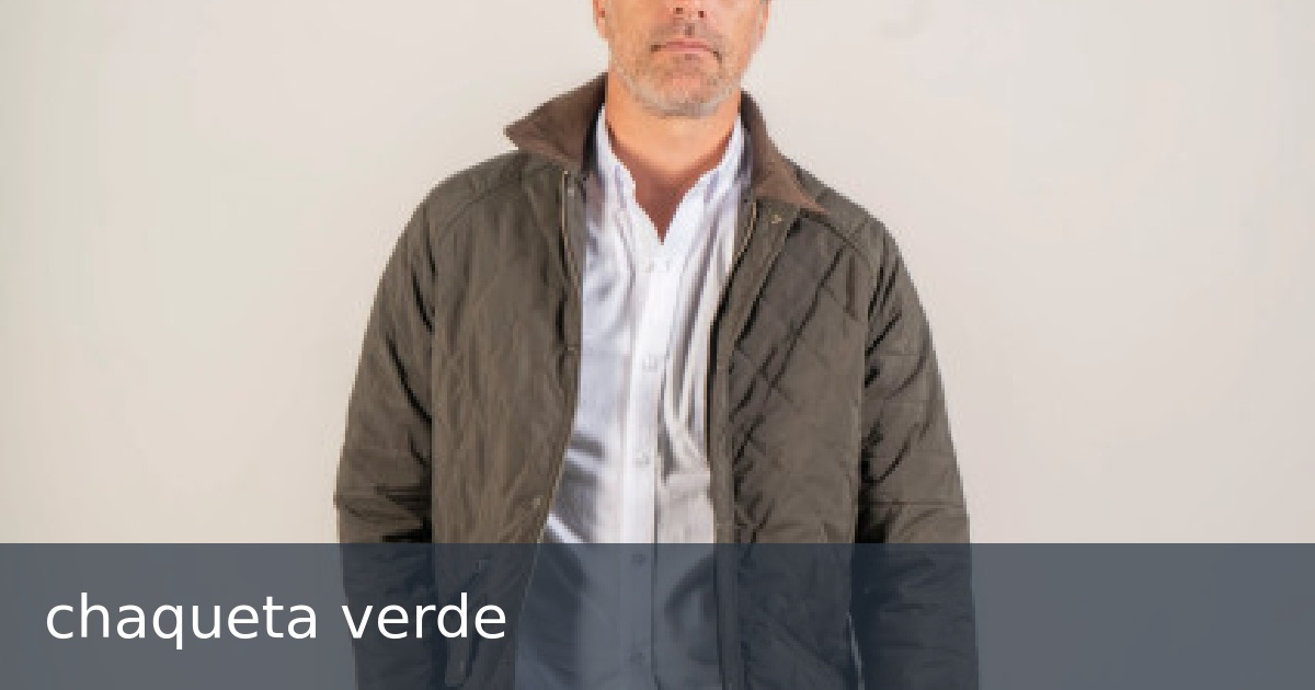 chaqueta verde