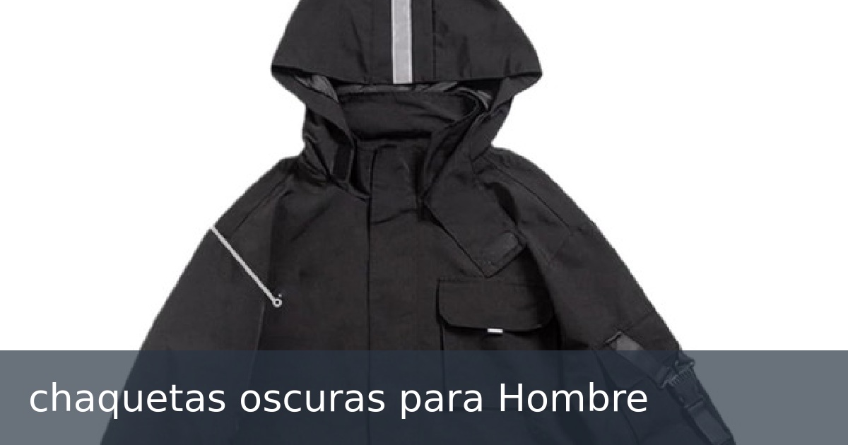chaquetas oscuras para Hombre