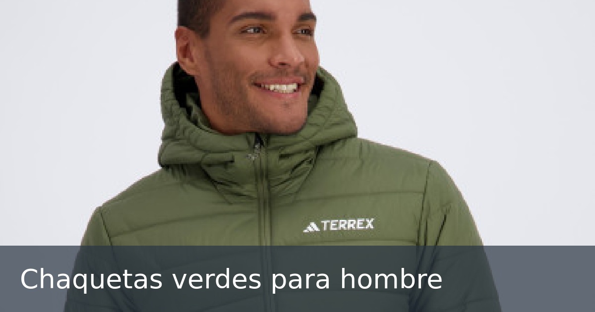 Chaquetas verdes para hombre
