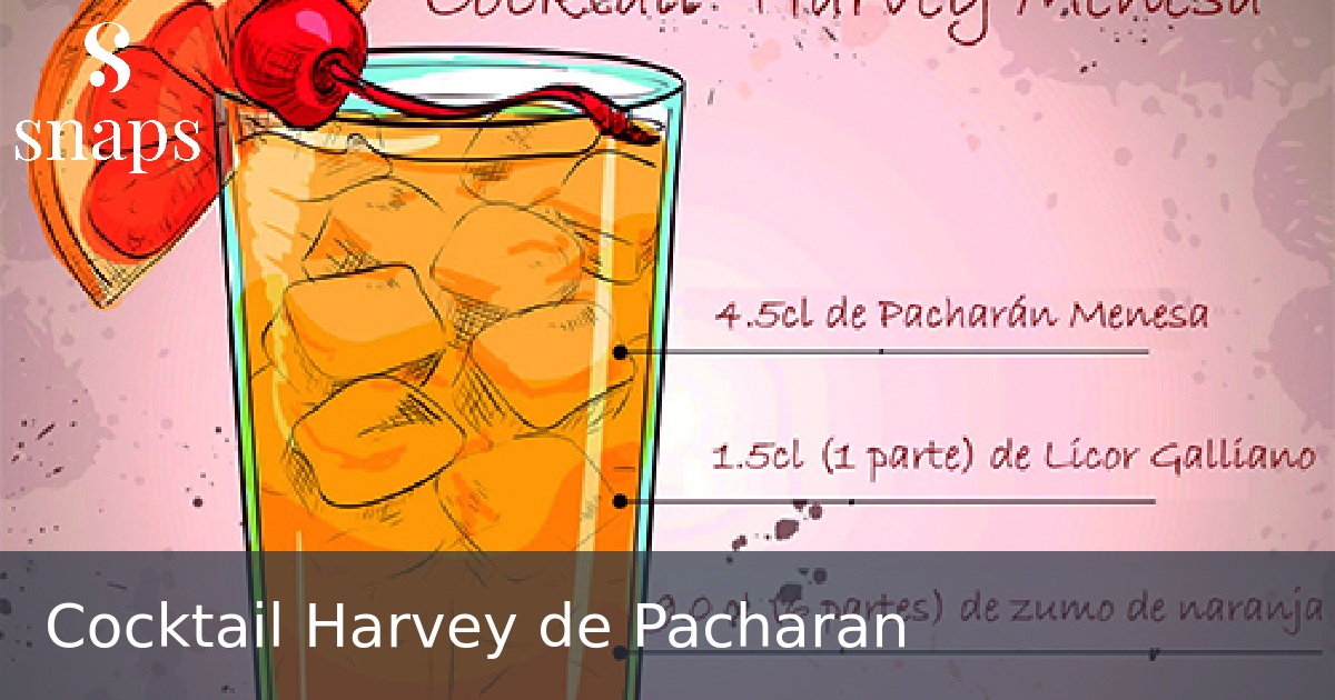 Cocktail Harvey de Pacharan