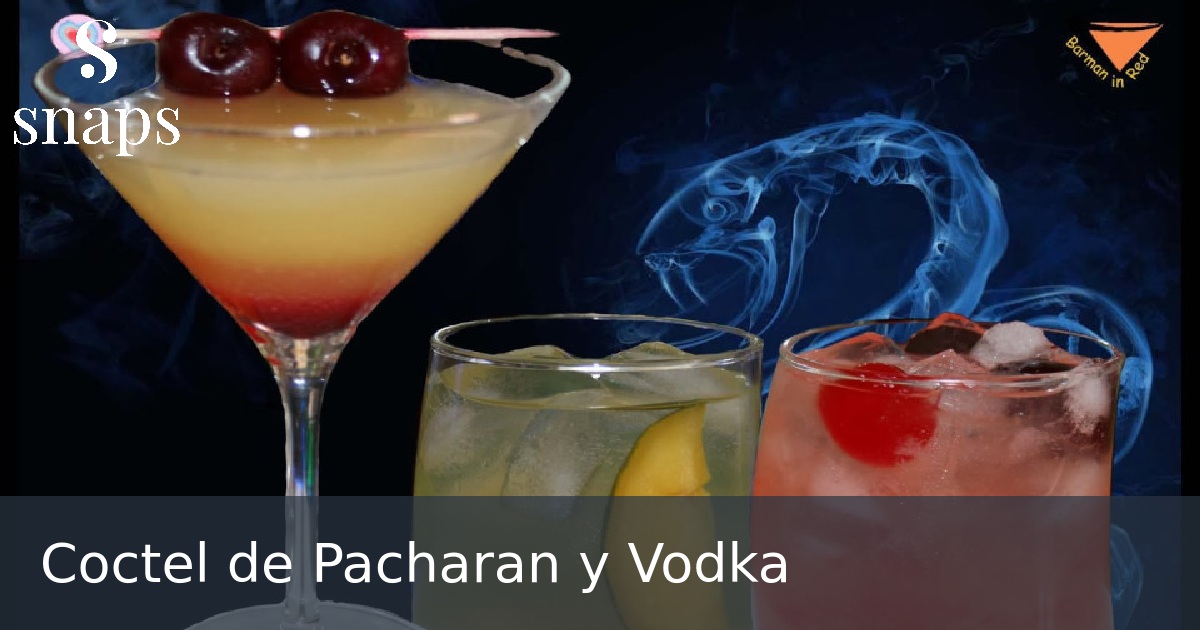 Coctel de Pacharan y Vodka