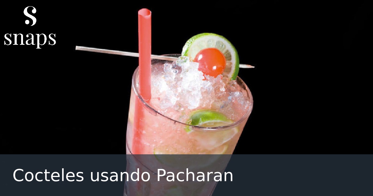 Cocteles usando Pacharan