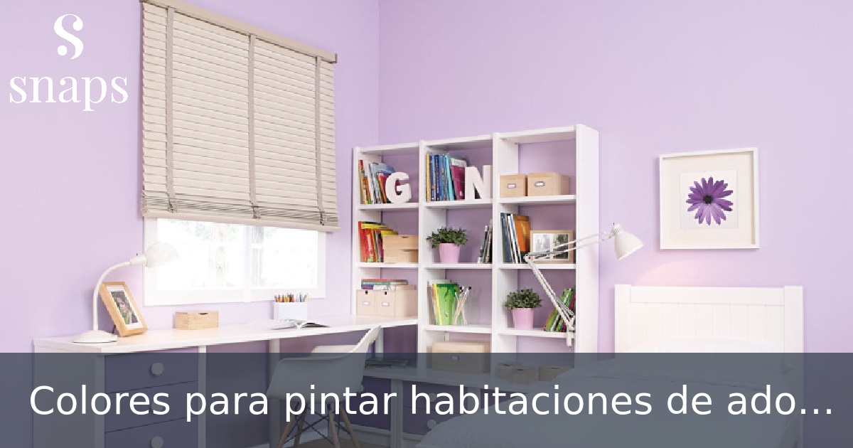 Colores para pintar habitaciones de adolescentes
