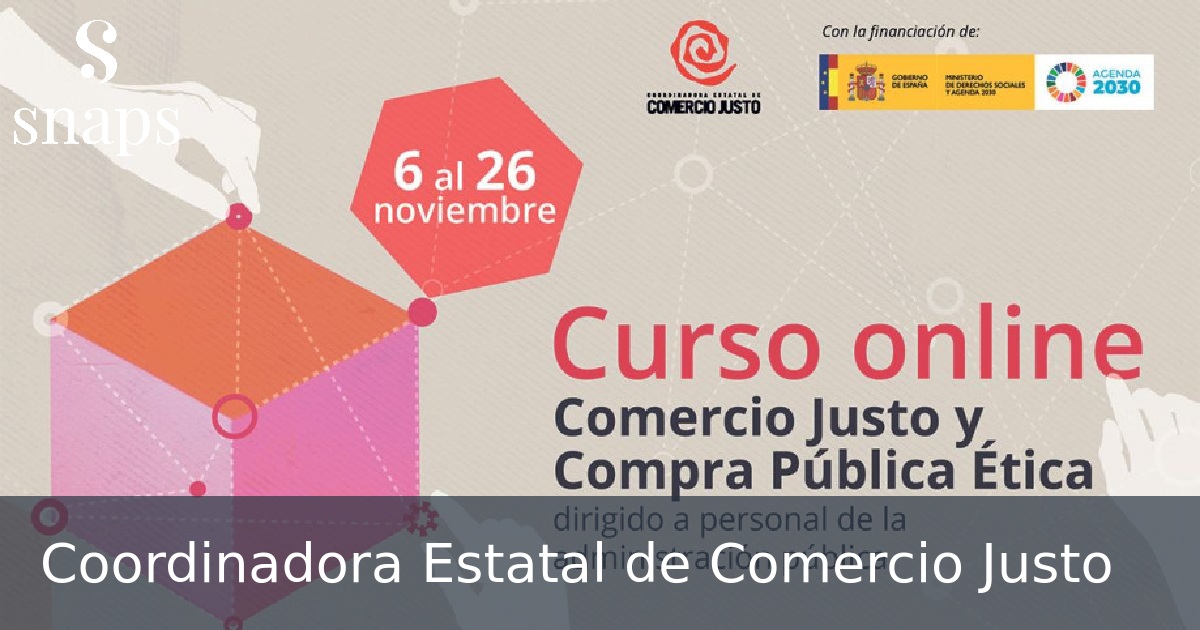 Coordinadora Estatal de Comercio Justo