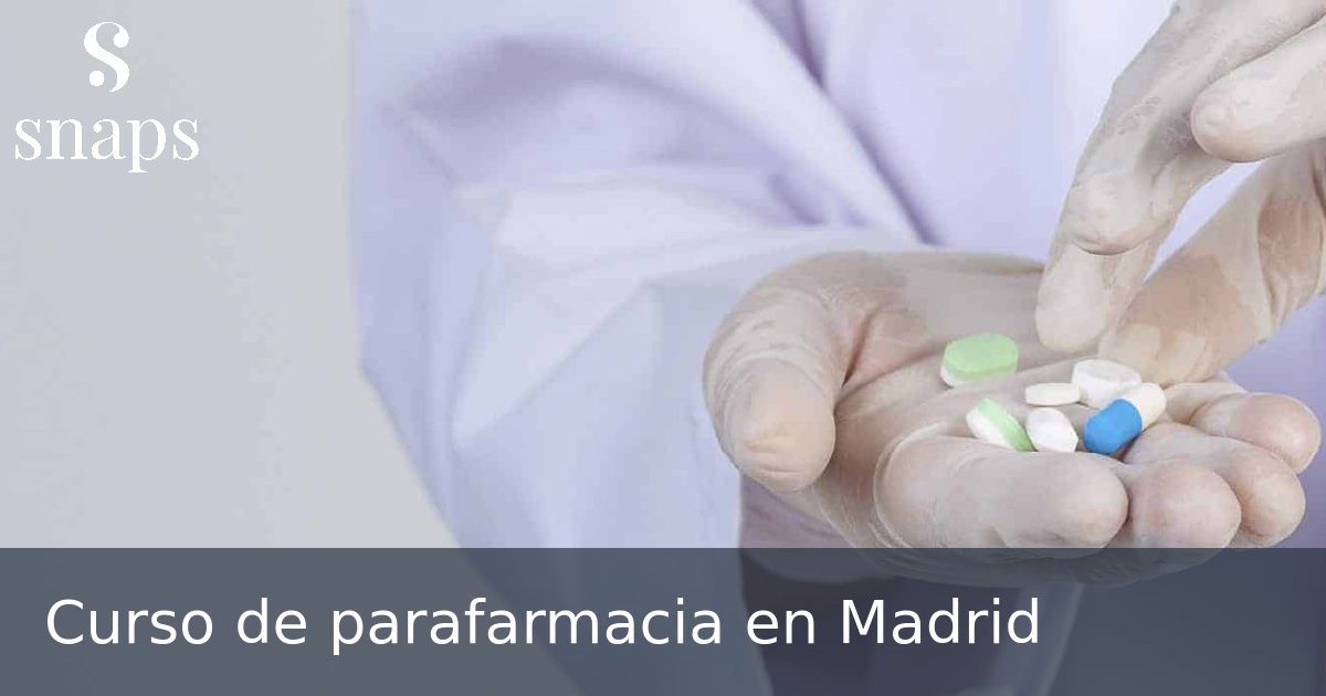 Curso de parafarmacia en Madrid