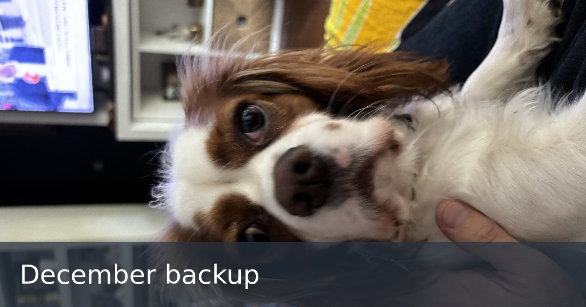 December backup