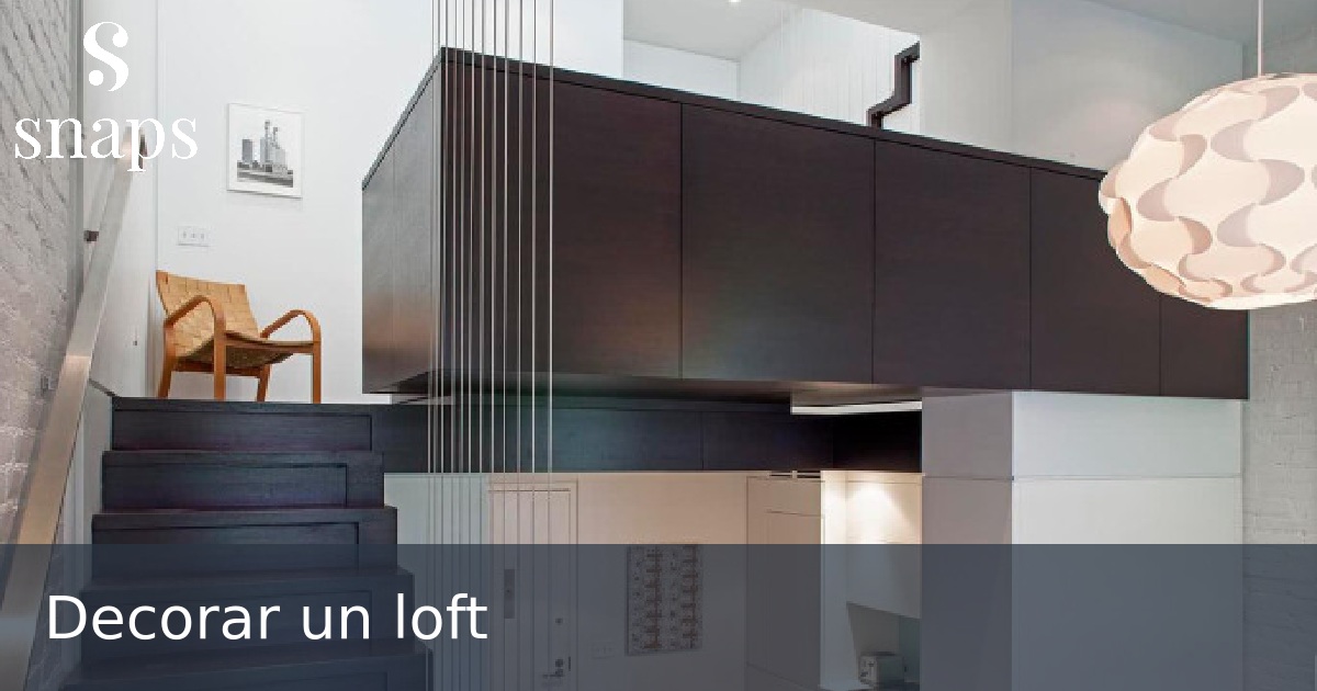 Decorar un loft