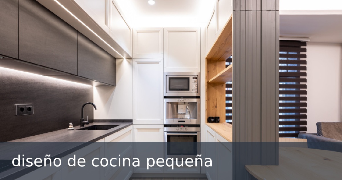 diseño de cocina pequeña