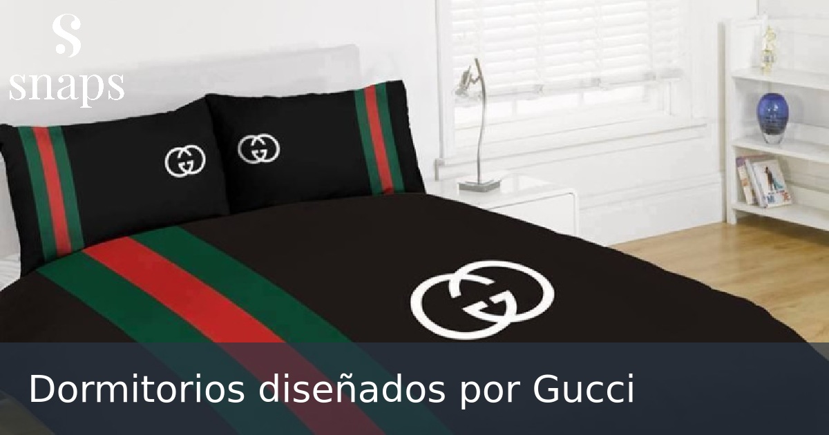 Dormitorios diseñados por Gucci