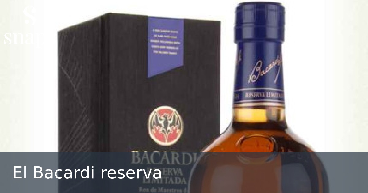El Bacardi reserva