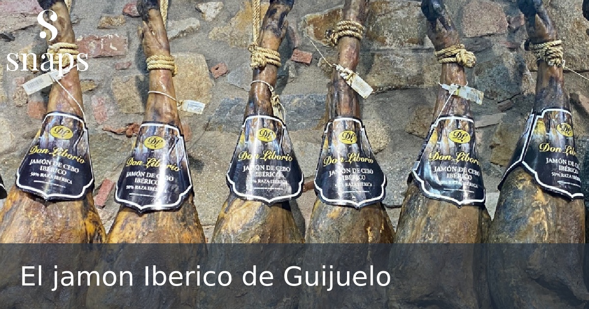 El jamon Iberico de Guijuelo