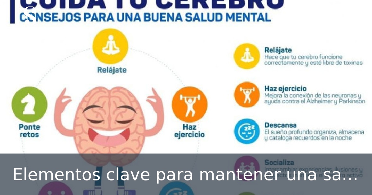 Elementos clave para mantener una salud mental Potente