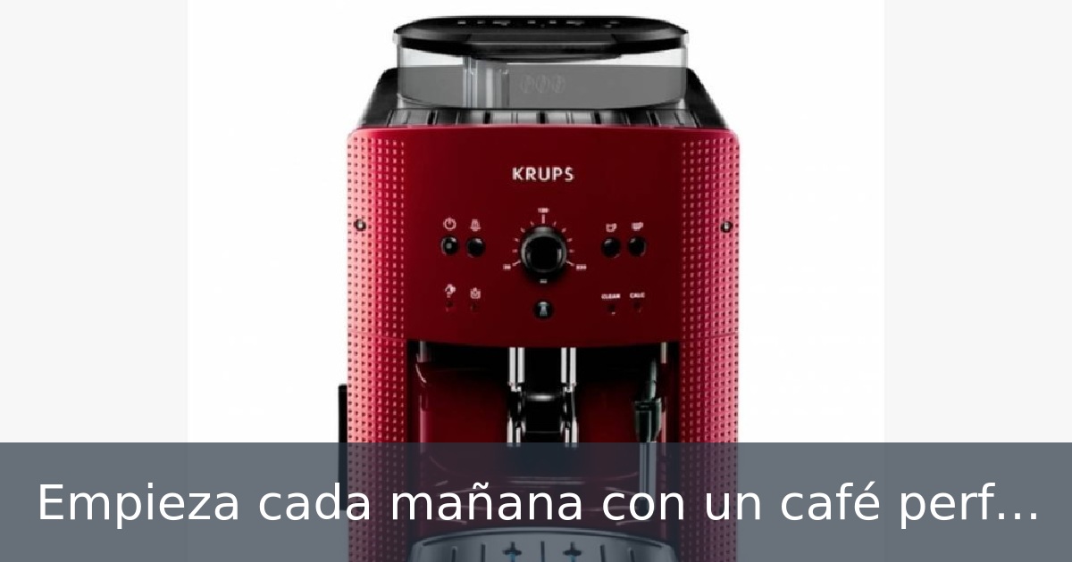 Empieza cada mañana con un café perfecto gracias a esta cafetera en oferta