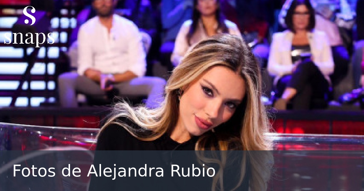 Fotos de Alejandra Rubio