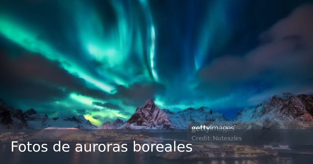 Fotos de auroras boreales