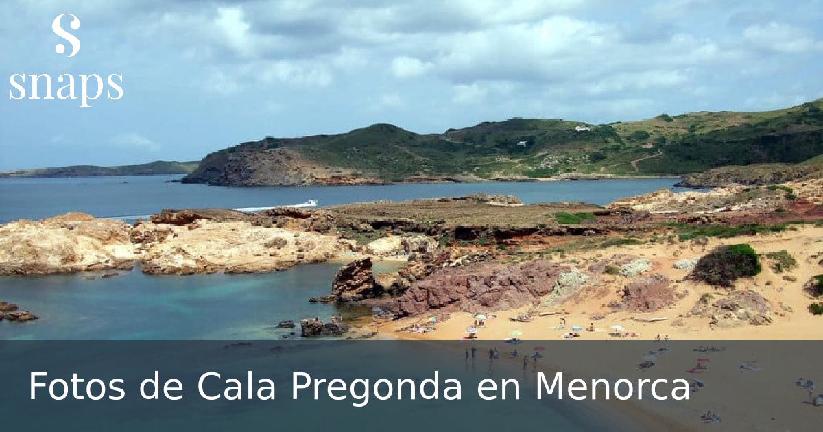 Fotos de Cala Pregonda en Menorca