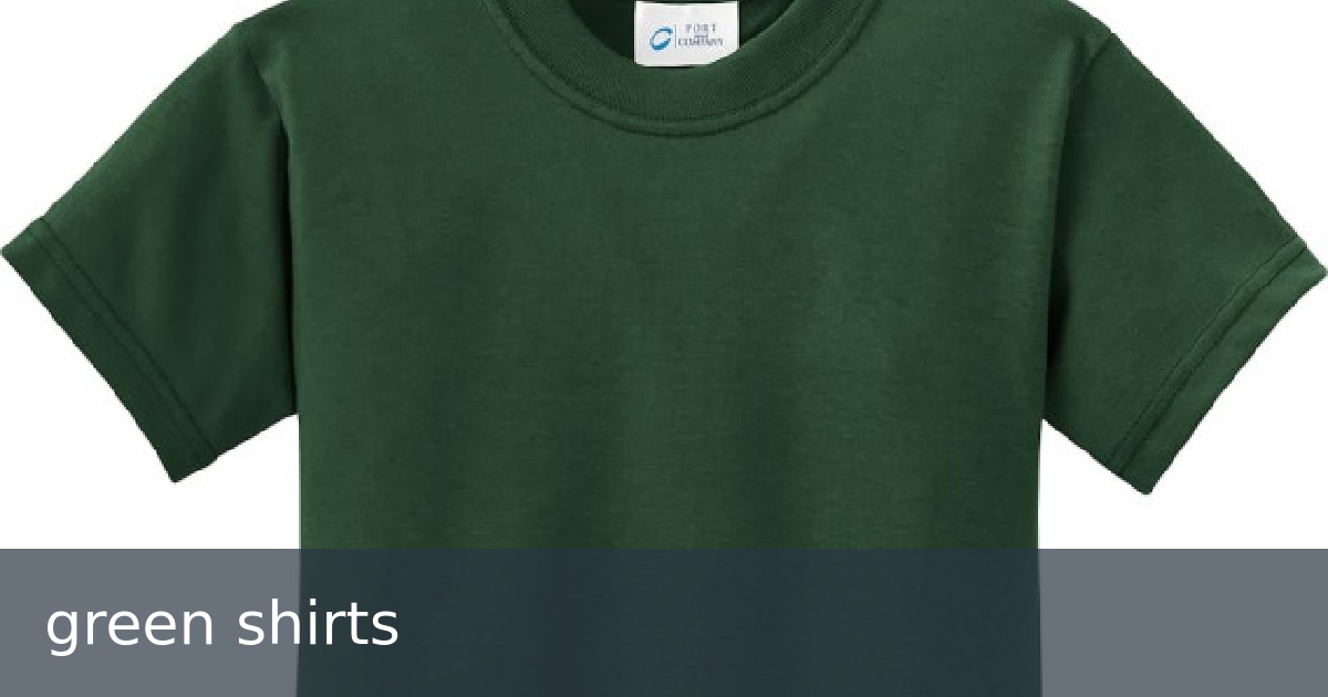 green shirts