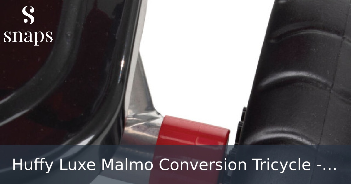 Huffy Luxe Malmo Conversion Tricycle - Red/Black, 1 ct - Ralphs