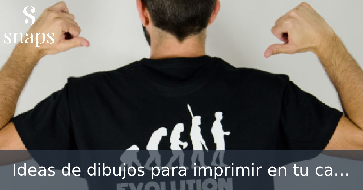 Ideas de dibujos para imprimir en tu camiseta