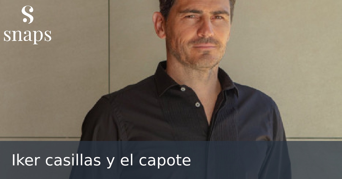 Iker casillas y el capote