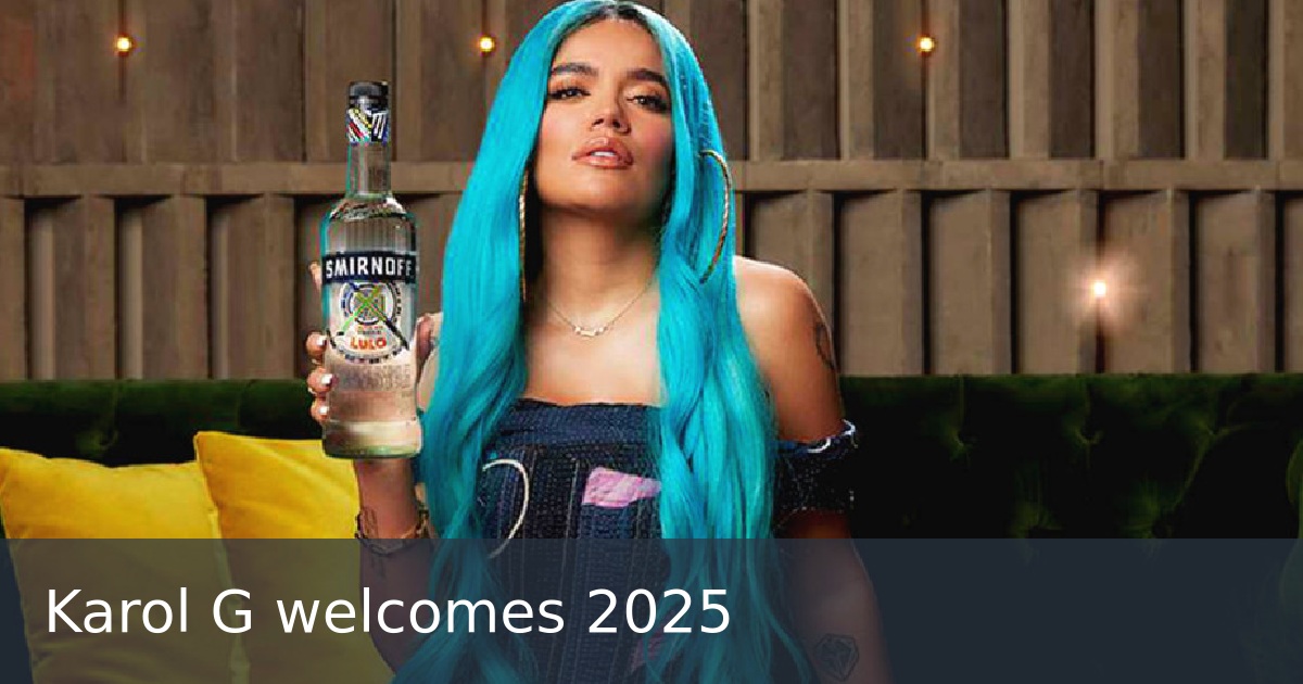 Karol G welcomes 2025