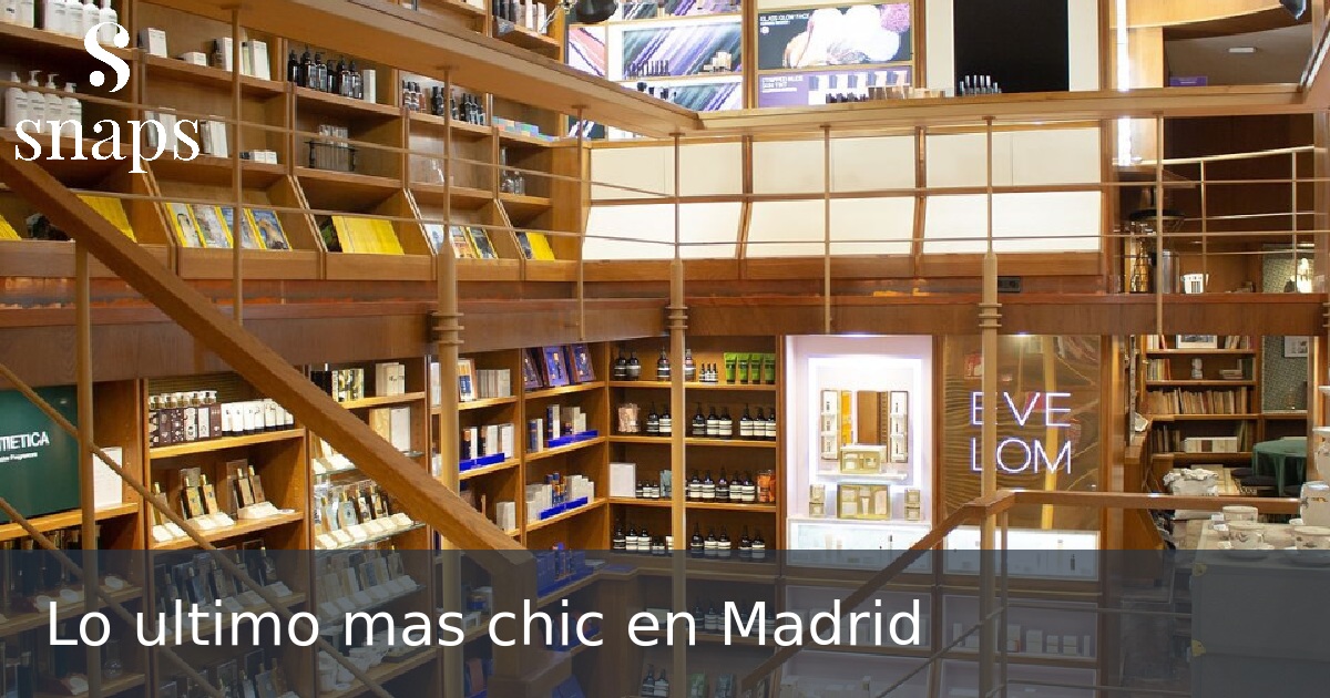 Lo ultimo mas chic en Madrid