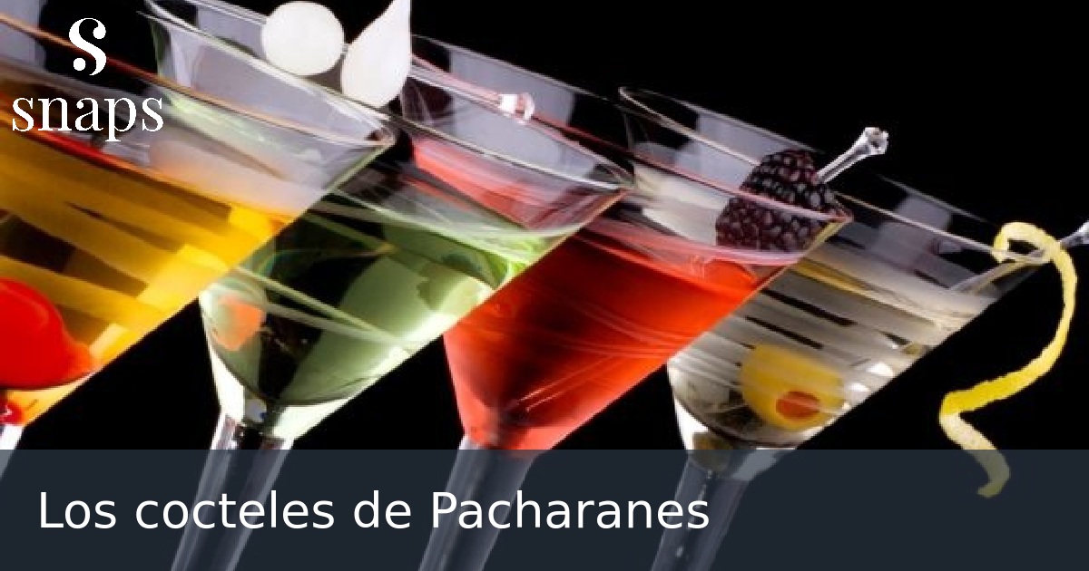 Los cocteles de Pacharanes
