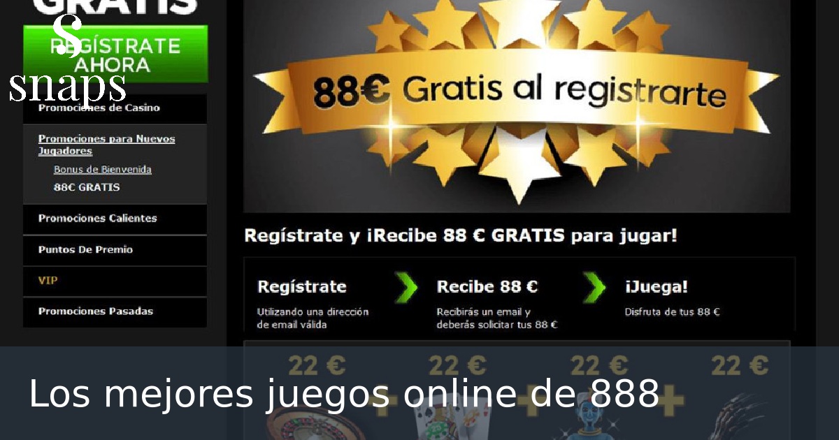 Los mejores juegos online de 888